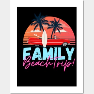 Family Beach Trip Posters and Art